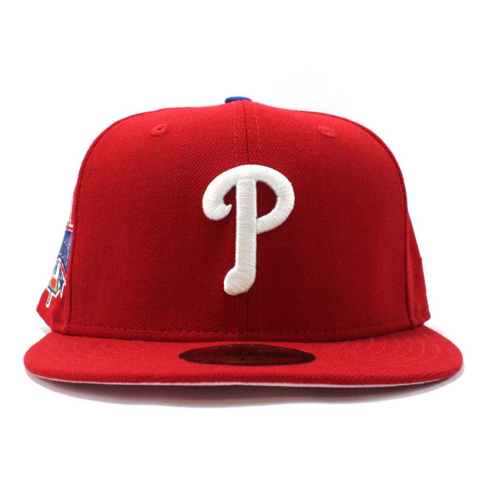 Red Philadelphia Phillies 1996 All-Star Game Fitted Hat (Pink Under Br –  818Fitted